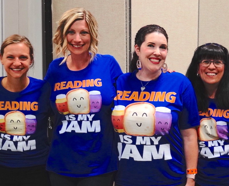 reading is my jam teacher shirts